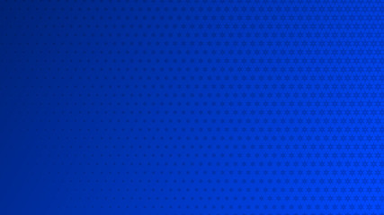 Abstract halftone background of small symbols in blue colors