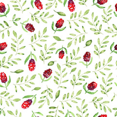 watercolor floral pattern