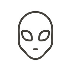 Alien icon - Vector. Spage concept vector illustration.