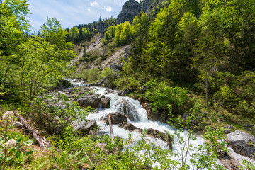 Straneggbach mit klaren kalten Wasser