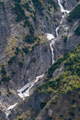Fototapeta na wymiar Schmelzwasser im Toten Gebirge Hetzau im Almtal