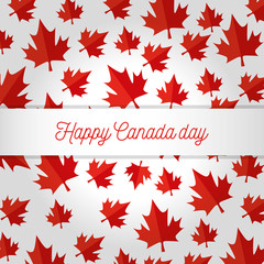 canada leaves decoration to holiday celebration background