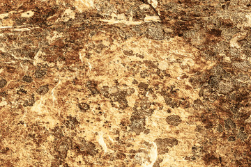 Vintage yellow background. Rough painted wall of aspen gold color. Imperfect plane of golden colored. Uneven old decorative toned backdrop of yellow tint. Texture of gold hue. Ornamental stony surface