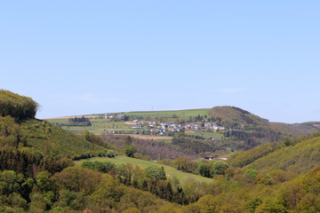 Fototapeta premium Des habitations à l'horizon