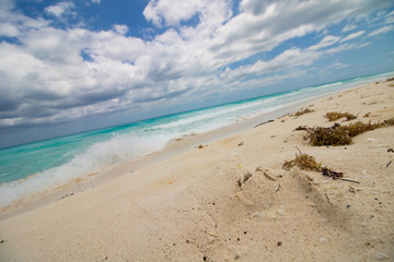 Sea and sand texture from Cancun