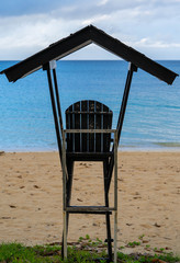Life Guard Chair on Beach