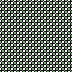 Seamless abstract geometric organic interlocking shape pattern.