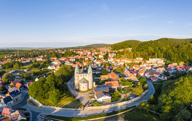 Welterbestadt Quedlinburg Harz Luftbilder Gernrode Harz