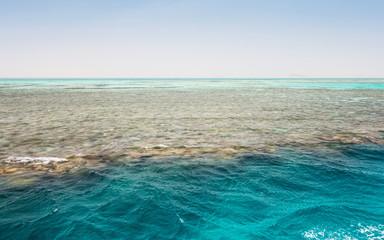 White Island Ras Mohamed National Park Red sea. Seashore Sharm el Sheikh, Egypt.