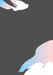 Mixed color patterned background