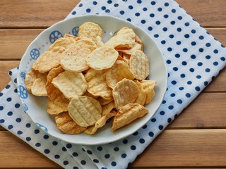 아시아 음식 쥐포, 말린 생선과자 