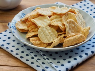 아시아 음식 쥐포, 말린 생선과자 