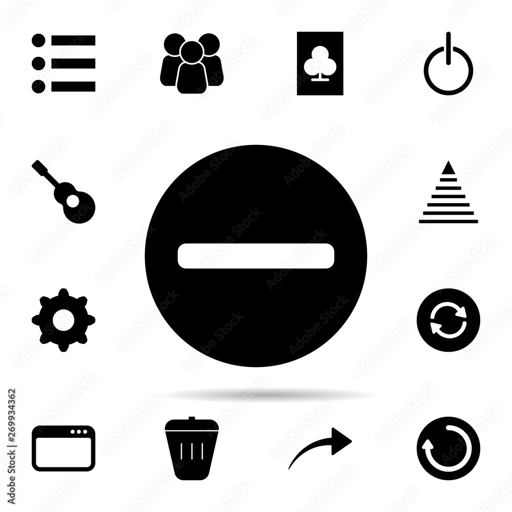 Poster no entry icon. universal set of web for website design and development, app development