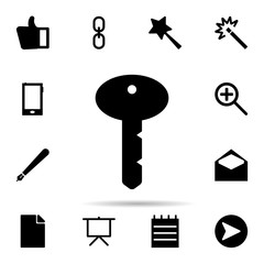 Key icon. Universal set of web for website design and development, app development