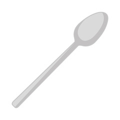 spoon cutlery tool icon vector illustration