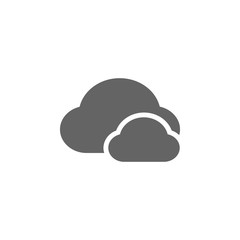 Cloudy icon. Element of weather sign icon
