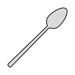 spoon cutlery tool icon vector illustration