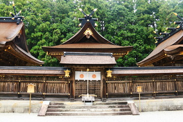 Obraz premium 紀伊山地世界遺産 霊場と参詣道 熊野三山 熊野本宮大社