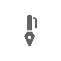 Ink, pen, tool icon. Element of materia flat tools icon