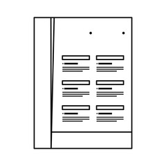 paper document with company emblem print