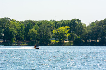 People Enjoying with Jet Boating at Sea in Florida