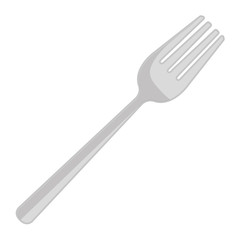 fork cutlery tool icon vector illustration
