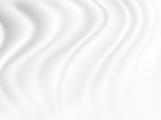 White fabric wave or wavy texture background
