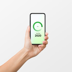 2020 coming soon concept