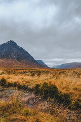 Scottish Highland landscape taken in Ballachulish Glencoe, Scotland 