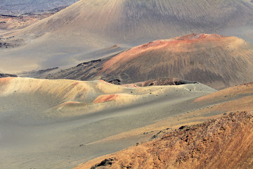 Colorful volcanic cones - Haleakala NP - Maui, Hawaii