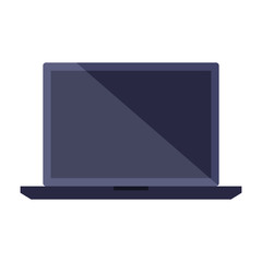 laptop computer technology isolated icon