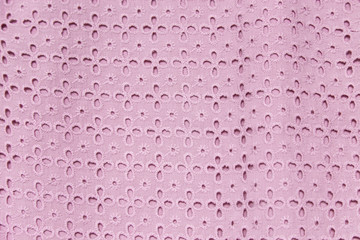 Full Frame of pink lace Patterned Fabric.