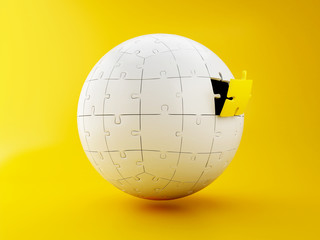 3d spherical jigsaw