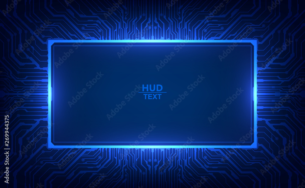 Poster abstract hi tech futuristic template design layout background digital circuit pattern. vector illust