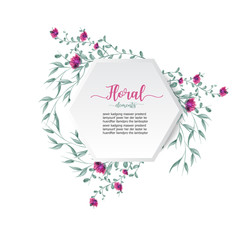 watercolor floral greeting card. flower and leaves,wedding invitation