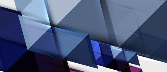 Obraz premium Triangle geometrical modern business presentation design template, abstract pattern for any background