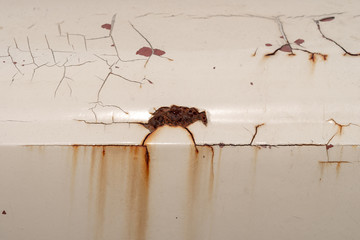 Rust on the car body