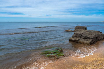 Rocky sea beach