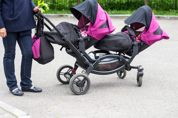 stroller for twins child double