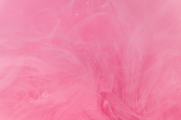 ink in water, pink smoke texture background