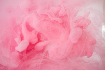 Colorful ink in water