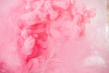 Colorful ink in water