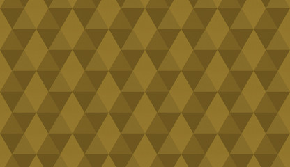 Gold geometric texture. Hexagonal elements. High quality seamless 3d illustration. Empty background.