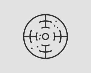 Target icon vector