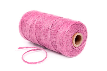 spool of thread pink colors