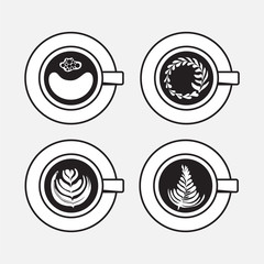 Monochrome Late Art Vector