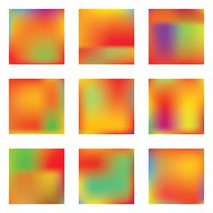 Naklejka premium Bright blurred graphics from various combinations.