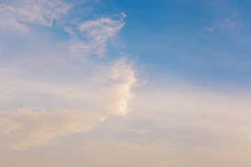 Obraz premium The blue sky with clouds