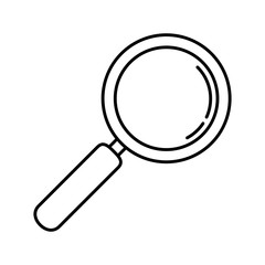 search magnifying glass icon vector illustration