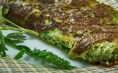 Nettle Omelet and Spring Herbs
